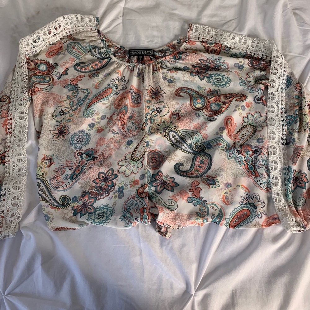 Sheer Floral Shirt